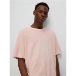 Tricou boxy - roz-pastel