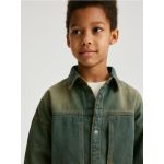 Camasa denim oversize - bleumarin