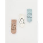 Set de 3 perechi de sosete The Moomins - crem