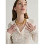 Set de coliere placate cu aur - auriu