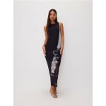 Rochie maxi cu imprimeu - multicolor