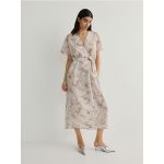 Rochie maxi cu model - bej