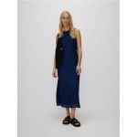 Rochie cu continut ridicat de viscoza - bleumarin