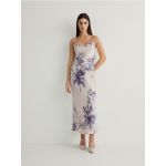 Rochie maxi cu imprimeu - multicolor