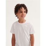 Tricou din bumbac basic - alb