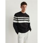 Bluza sport cu dungi - maro