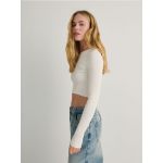 Bluza reiata - crem