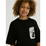 Tricou oversized SmileyWorldŽ - negru