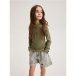 Top cu efect prespalat - verde