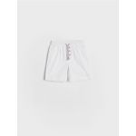 Pantaloni scurti din denim - crem