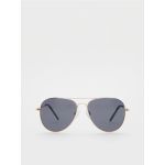 Ochelari de soare tip aviator - auriu