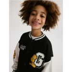 Bluza sport oversized cu Garfield - negru