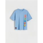 Tricou oversized Gang Beasts - albastru