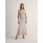 Rochie din jerseu gros de modal - bej