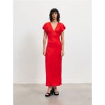 Rochie din viscoza - rosu
