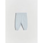 Pantaloni din jerseu, cu buzunare - albastru-deschis