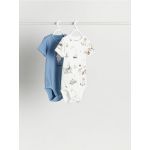 Set 2 body-uri din bumbac Moomin - crem