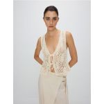 LADIES` VEST - nude