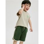Pantaloni scurti jogger - albastru-verzui