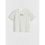 Tricou oversized in dungi - crem