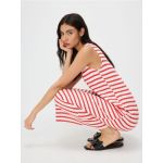 Rochie din bumbac - rosu