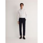 Pantaloni slim - bleumarin