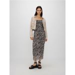 Rochie midi cu drapaj - multicolor