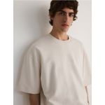 Tricou oversized uni - bej