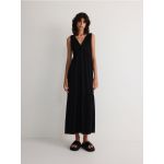 Rochie din viscoza - negru