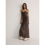 Rochie maxi cu continut ridicat de viscoza - multicolor