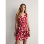 Rochie mini cu model - rosu