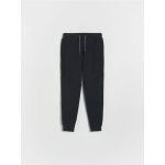 Pantaloni jogger de trening, din jerseu - negru