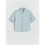 Camasa de blugi oversize - albastru