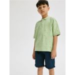 Tricou polo - verde-pal