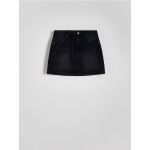 Fusta mini din denim - gri