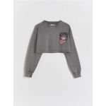 GIRLS` BLOUSE - gri-inchis