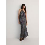 Fusta maxi cu model - indigo