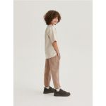 Joggeri cu efect prespalat - bej