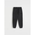 Joggeri cu efect prespalat - negru