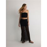 Fusta maxi de dantela - negru
