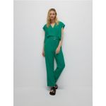 Salopeta cu curea decorativa - verde-aprins