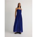 Rochie cu continut ridicat de viscoza - indigo