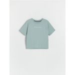 Tricou oversized - turcoaz-deschis