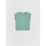 Tricou fara maneci - verde-menta