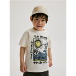 Tricou oversized SmileyWorldŽ - crem