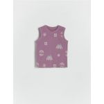 Tricou fara maneci - violet