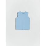 Tricou fara maneci - albastru-violet