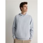 Bluza sport cu imprimeu minimalist - albastru-pal