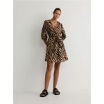Rochie cu model animal - maro