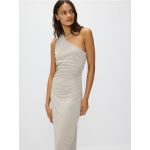 Rochie pe un umar - gri deschis